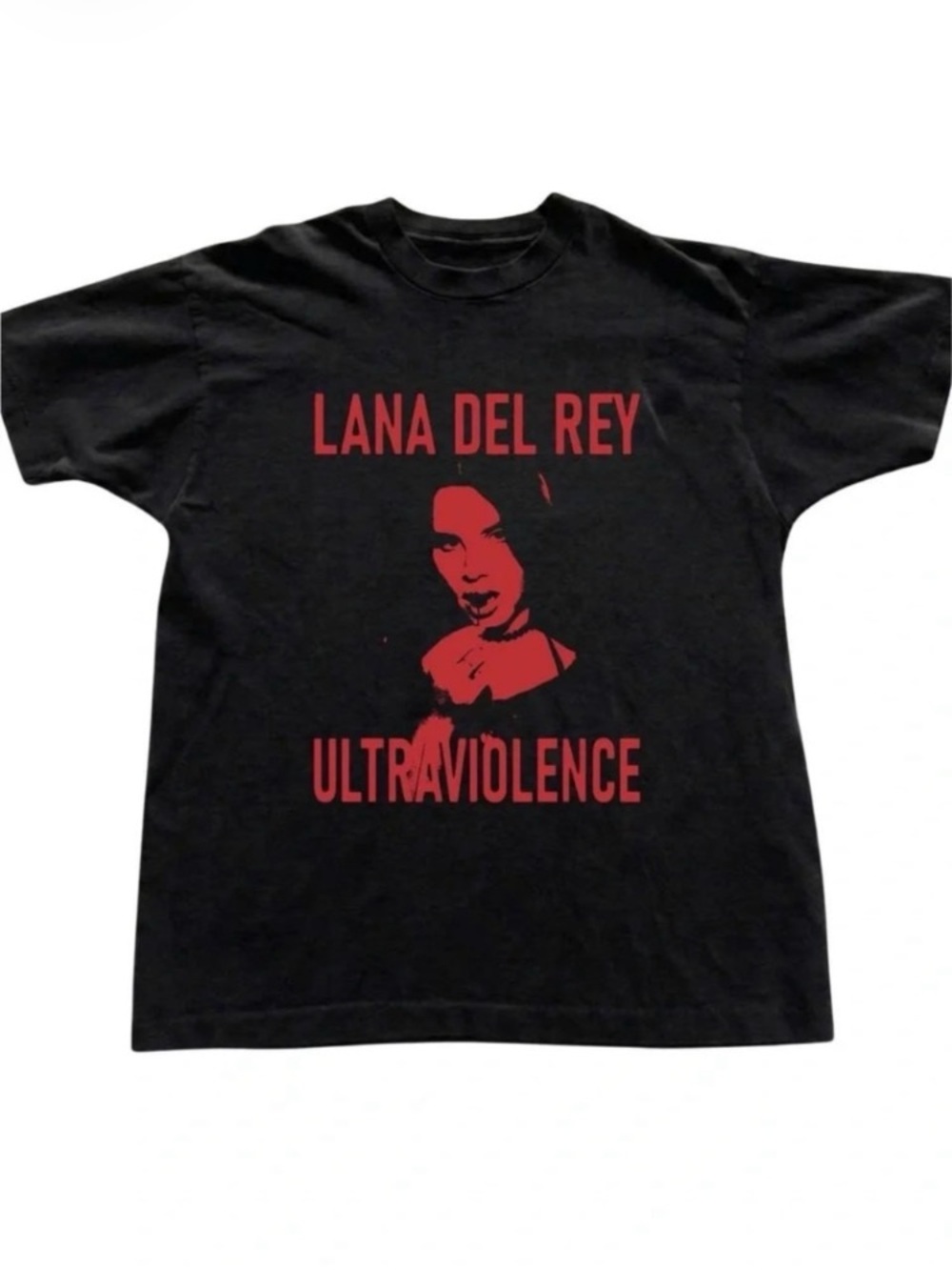 Lana Del Rey 'Ultraviolence' Black Graphic Tee